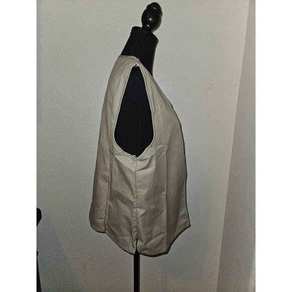 NWT! (2) Girl Scout Cadette Vest Size Large Beige - Picture 4 of 9